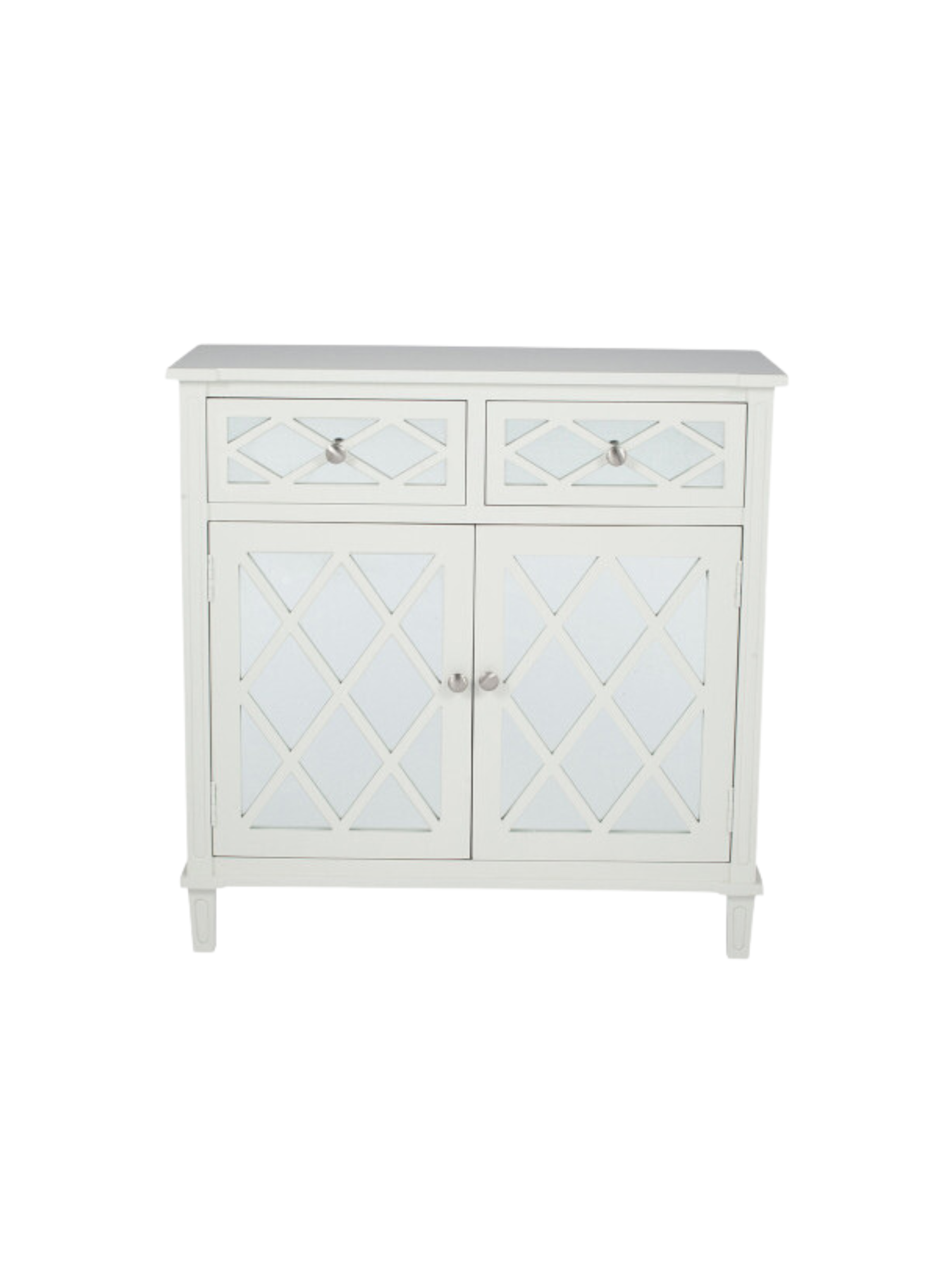 Ivory dresser with mirror deals